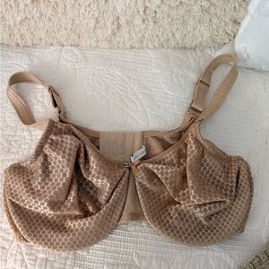 Chantelle 38D minimizer bra Beige Check